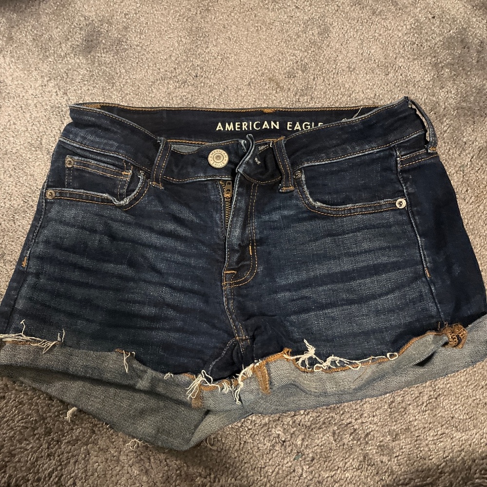 American eagle jean shorts